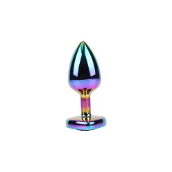 Plug Anal Rainbow Heart Gem...