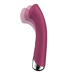 Spinning G-Spot 1 Vibrador y Rotador Rojo