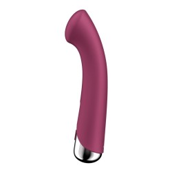 Spinning G-Spot 1 Vibrador y Rotador Rojo