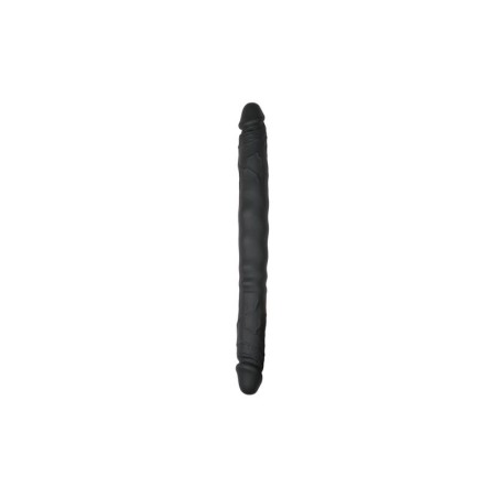 Pene Realístico de Silicona Doble Negro - 30 cm