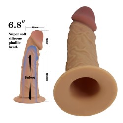 Draven Arnés Universal Ajustable con Dildo Hueco con Vibración