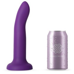 Dildo que Cambia de Color Púpura a Rosa Talla L 21 cm