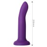 Dildo que Cambia de Color Púpura a Rosa Talla L 21 cm