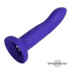 Dildo que Cambia de Color Púrpura a Rosa Talla S 14 cm