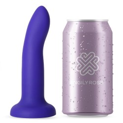 Dildo que Cambia de Color Púrpura a Rosa Talla S 14 cm