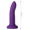 Dildo que Cambia de Color Púrpura a Rosa Talla S 14 cm