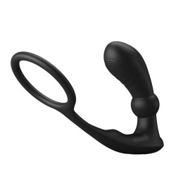 Warren Plug Anal y Anillo para el Pene con Vibración y Pulsación a Control Remoto