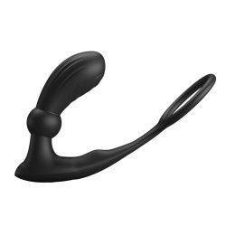 Warren Plug Anal y Anillo para el Pene con Vibración y Pulsación a Control Remoto