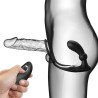 Warren Plug Anal y Anillo para el Pene con Vibración y Pulsación a Control Remoto