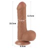 Dildo Sliding Sking 7 Marrón