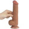 Dildo Sliding Skin 8 Marrón