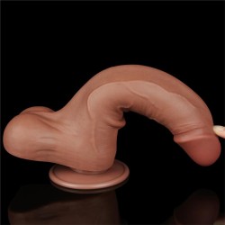 Dildo Sliding Skin 8.5 Marrón