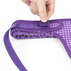 Arnés Easy Strap On Harness Polka Dots Púrpura