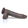 Severo Dildo Realista Turbo Shaking Thrusting, Rotación 360º Control Remoto Efecto Calor