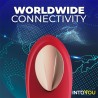 Vibrador de Braguita con APP Silicona Rojo