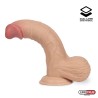 Fentok Dildo Realista Testículos Completos Dual Layer Retractil 7.5