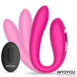 Lanty Vibrador para Parejas con Oscilación 360º y Control Remoto