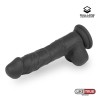 Dildo Realista Silicona Líquida Dual Layer 8 Negra