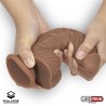 Dildo Realista Silicona Líquida Dual Layer 8.25 Bronceado