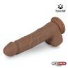 Dildo Realista Silicona Líquida Dual Layer 8.25 Bronceado