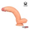 Dildo Realista Dual Layer Retráctil 12