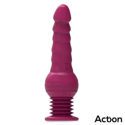 Rocket Vibrador con Thrusting Ultra Jet Thruster con Potente Ventosa