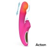 Enles Vibrador con Beating Ball, Thrusting y Función de Calor