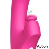 Enles Vibrador con Beating Ball, Thrusting y Función de Calor