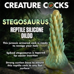 Dildo Dragón Stegosaurus Spiky Reptile