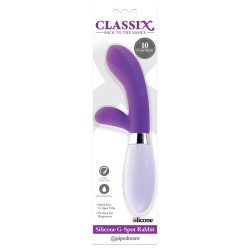 Vibrador G-Spot Rabbit Purpura