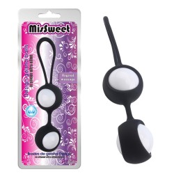 Bolas Geisha MisSweet 17.7 cm Silicona Negro