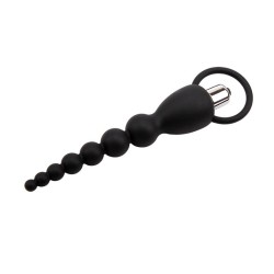 Cadena Anal Elite Power 19.5 cm Silicona Negro