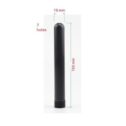 Ducha Anal Cleaner Tube 15 cm Negro