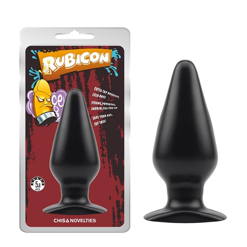 Plug Anal Rubicon 15 x 5.7 cm Negro