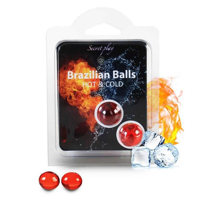 Secret Play Set 2 Brazilian Balls Efecto Hot & Cold