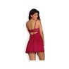 Rosalyne Babydoll y Tanga Rojo Talla S/M