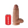 Dildo con Testículos 9 Chubby Bronceado