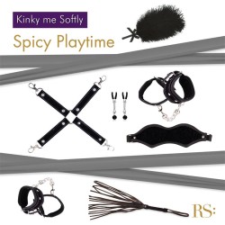 Set BDSM Soiree Kinky Me Softly Negro