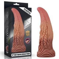 Dildo Tongue 10 Dual Layer