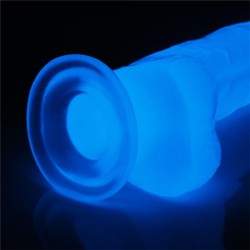 Dildo Lumino 7.5 Luz Azul