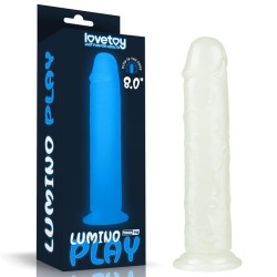 Dildo Lumino 8 Luz Azul