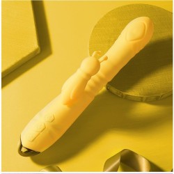 Honeybee Vibrador con Thrusting y Pulsación