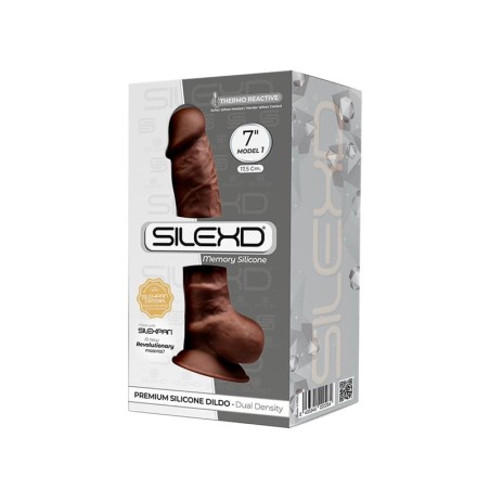 Dildo Dual Density Mod. 1 - 7 Marrón