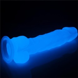 Dildo 8.5 Lumino Luz Azul