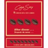 Caja Roja Sexy Forma de Labios Chocolate Negro 8 unidades