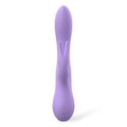 Lindsay Vibrador con Cadena Anal Silicona Líquida Unibody Flexible 2 Motores