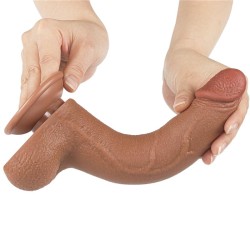 Dildo Sliding Skin 8.5 Marrón