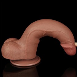 Dildo Sliding Skin 8.5 Marrón