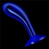 Plug Anal Flawless Azul Transparente 6