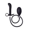 Plug Anal Inflable con Bomba Negro